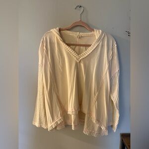 POL Cream Knit shirt